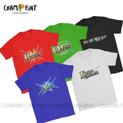 Men's T-Shirt Anime Fate Grand Order T Shirt Saber Quick Star Buster FGO Tee Shirt Arts Extra Attack Vintage Cotton Clothing