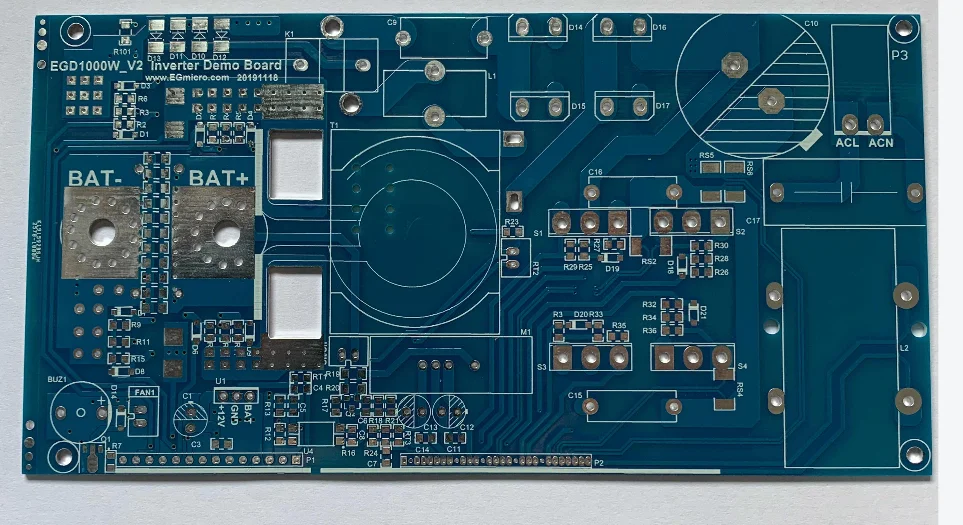 Full Bridge Inverter EGD1000W Power Baseplate PCB Empty Plate