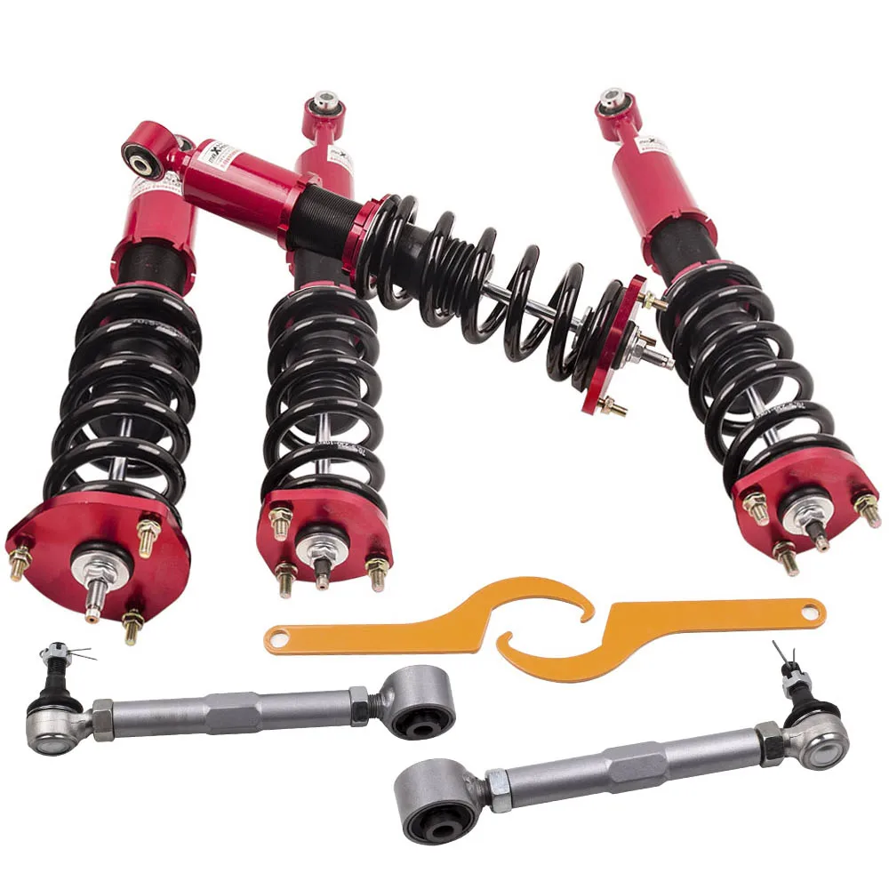 24 Ways Adjustable Damper Coilovers Shock Absorbers Strut Control Arms For Lexus XE10 IS200 IS300 Sedan 4D 2001-2005