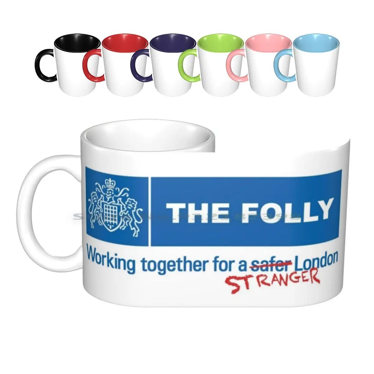 The Folly Ceramic Mugs Coffee Cups Milk Tea Mug Rivers Of London Police Metroplitan Nightingale Folly Peter Grant Pc Police