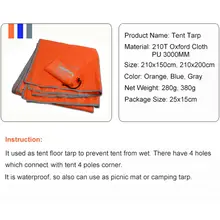 Desert Fox Waterproof Tent Floor Tarp #2