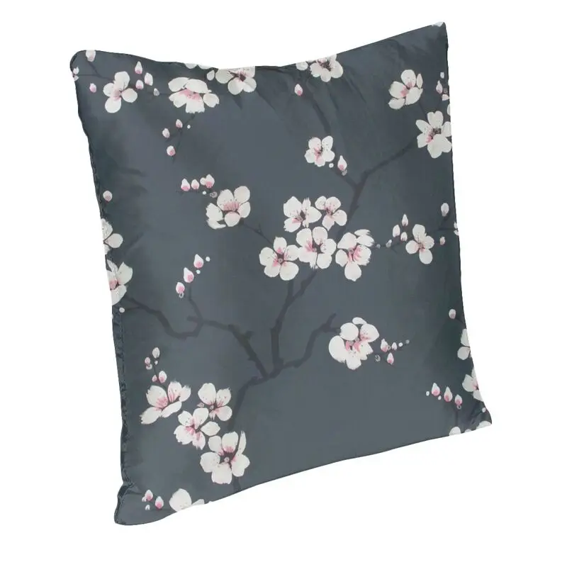 Cherry Blossom Sakura Floral Nordic Pillow Cover Decoracion Salon Japanese Flower Cushion Case