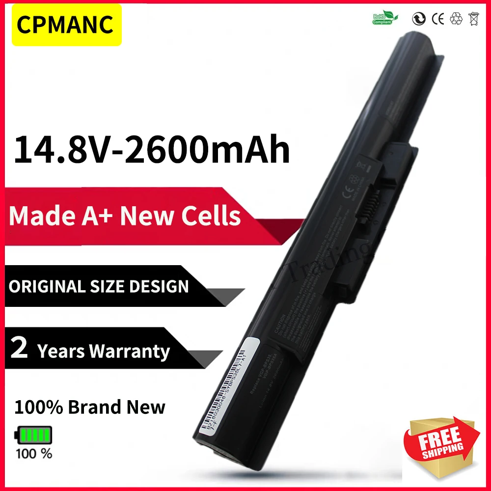 

CPMANC 4Cell VGP-BPS35A Battery For SONY Vaio Fit 14E 15E SVF1521A2E SVF15217SC SVF14215SC SVF15218SC BPS35 BPS35A