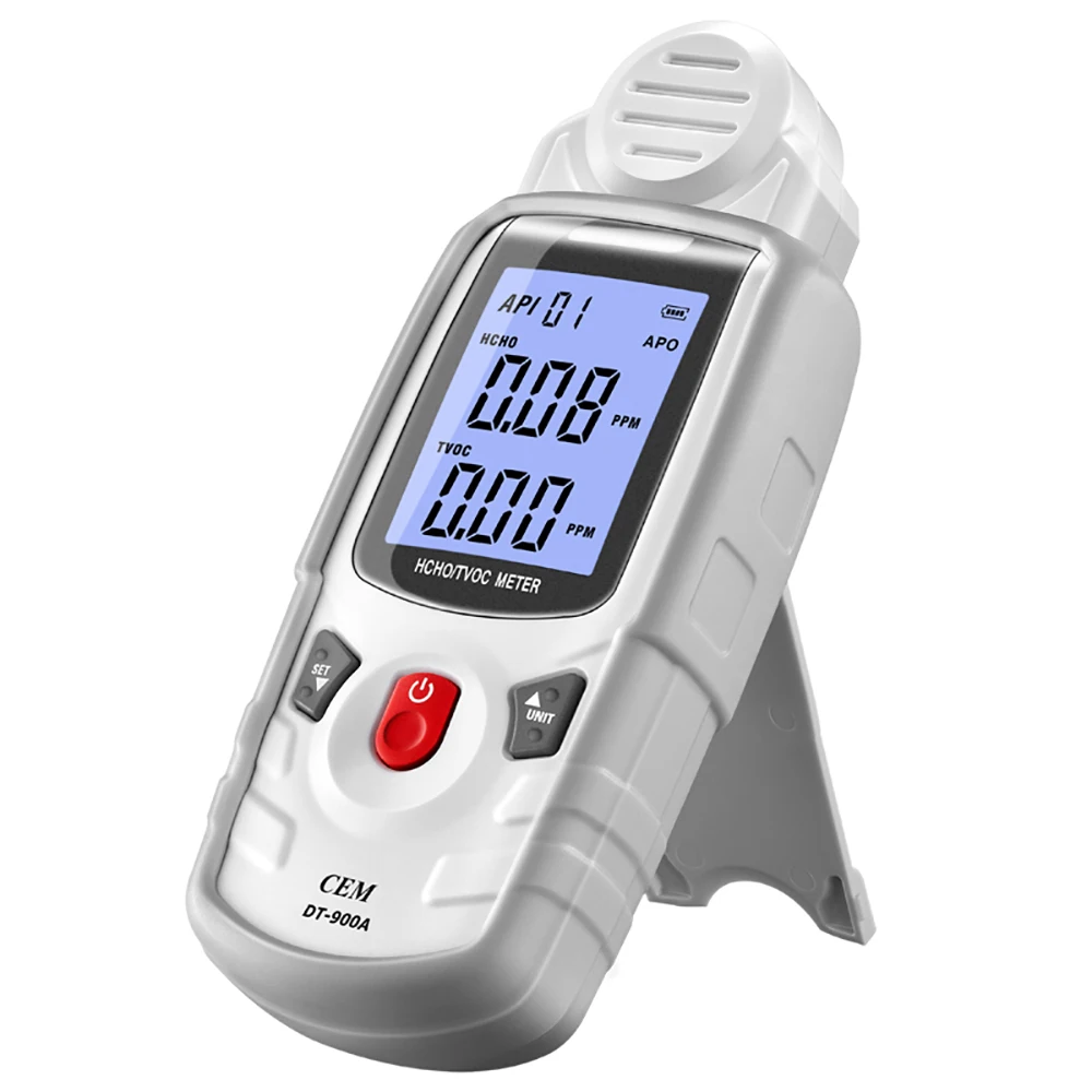 DT-900A Formaldehyde HCHO & TVOC Meter Real-time Display Air Pollution Detector Tester