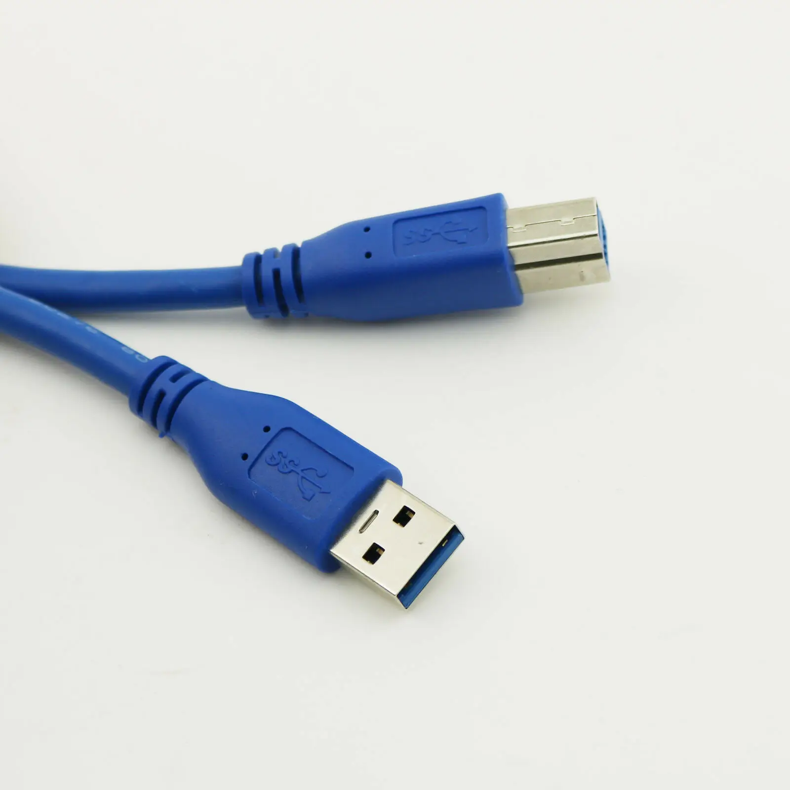 1pcs USB 3.0 Type A Male Plug To USB B Male Printer Scanner Data Wire Cord Cable 50cm