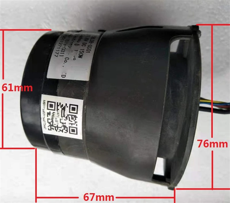 Used 150W DC18V~21.6V High speed and high power 3-phase brushless fan air blower For DIY vacuum cleaner