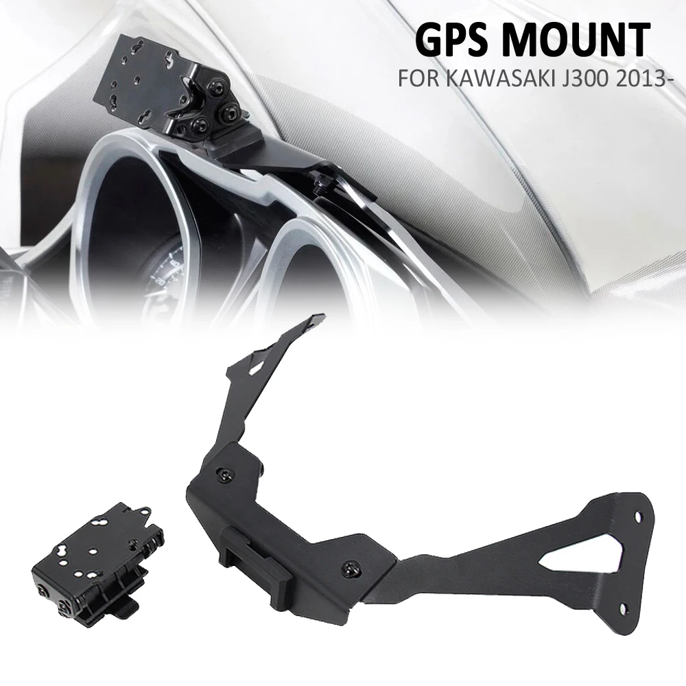 

Motorcycle Accessories FOR Kawasaki J 300 2013-2021 J300 Smart Phone Navigation GPS Plate Bracket Adapt Holder Kit