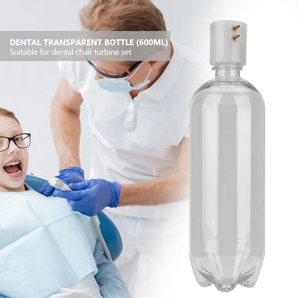 Clear Medical Dental Chair 600ML Water Storage Bottle For Universal Dental Chair Turbine Set Practical Dental Clinic Accessory