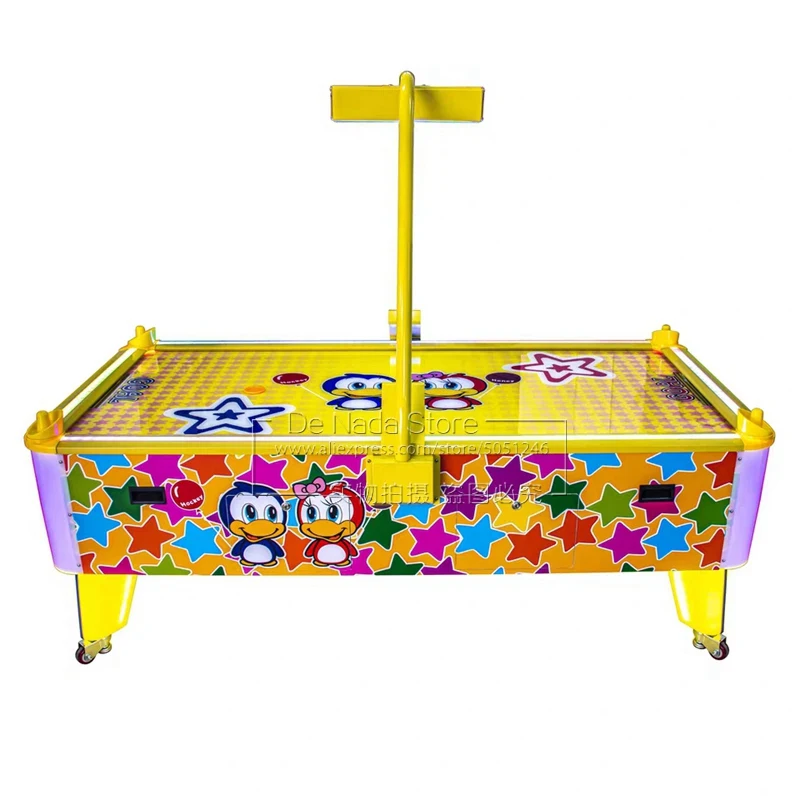 Adults Play Air Hockey Table Arcade Games Amusement Device Game Room Token Coin Operated Prize Tickets Redemption Machine