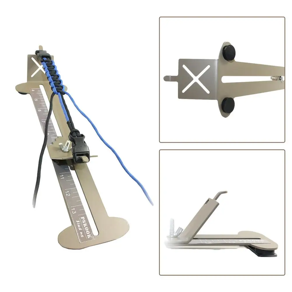 Tự Làm Vòng Tay Sinh Tồn Paracord Máy Làm Đan Dụng Cụ Thắt Nút Áo Ngực Dây Dù Dệt Dụng Cụ Dây Bện Thiết Bị Vòng Tay Viền