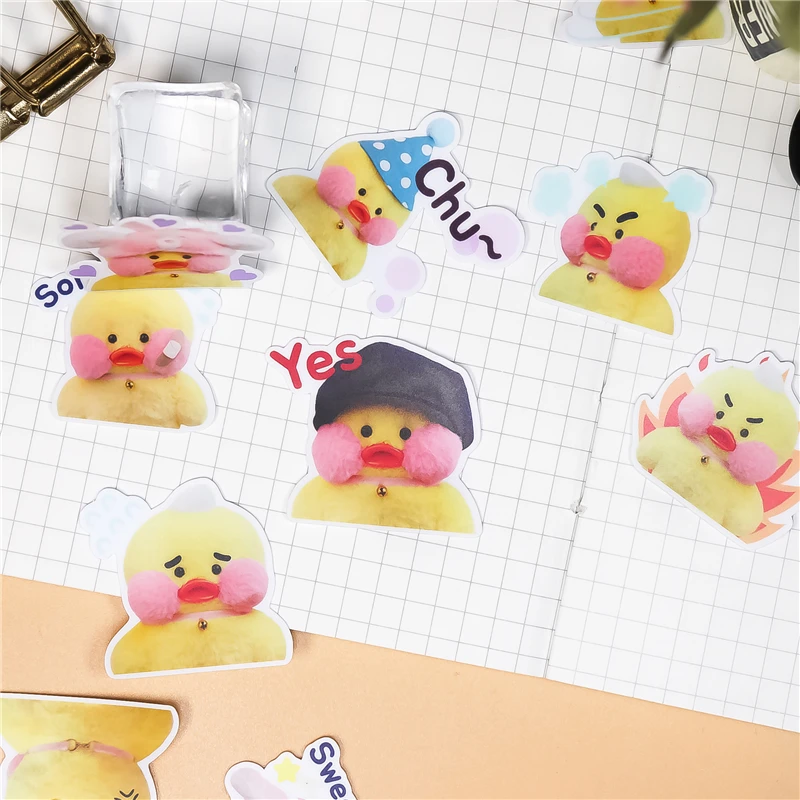 40pcs Cute Kawaii Self-made Duck Scrapbooking Stickers /Decorative Sticker /notebook Diary Welt DIY Craft Photo Albums