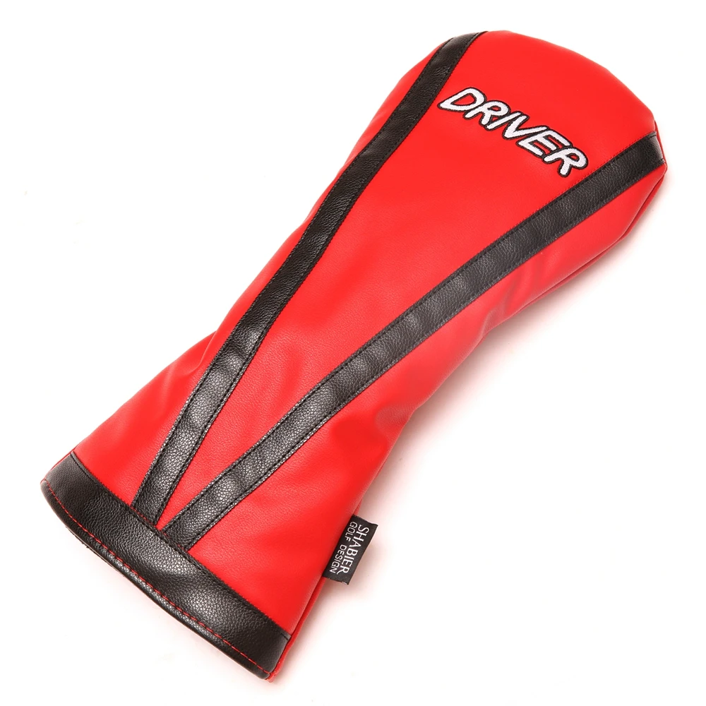 Red Black Gift PU Leather #1 Driver Golf Club Headcover