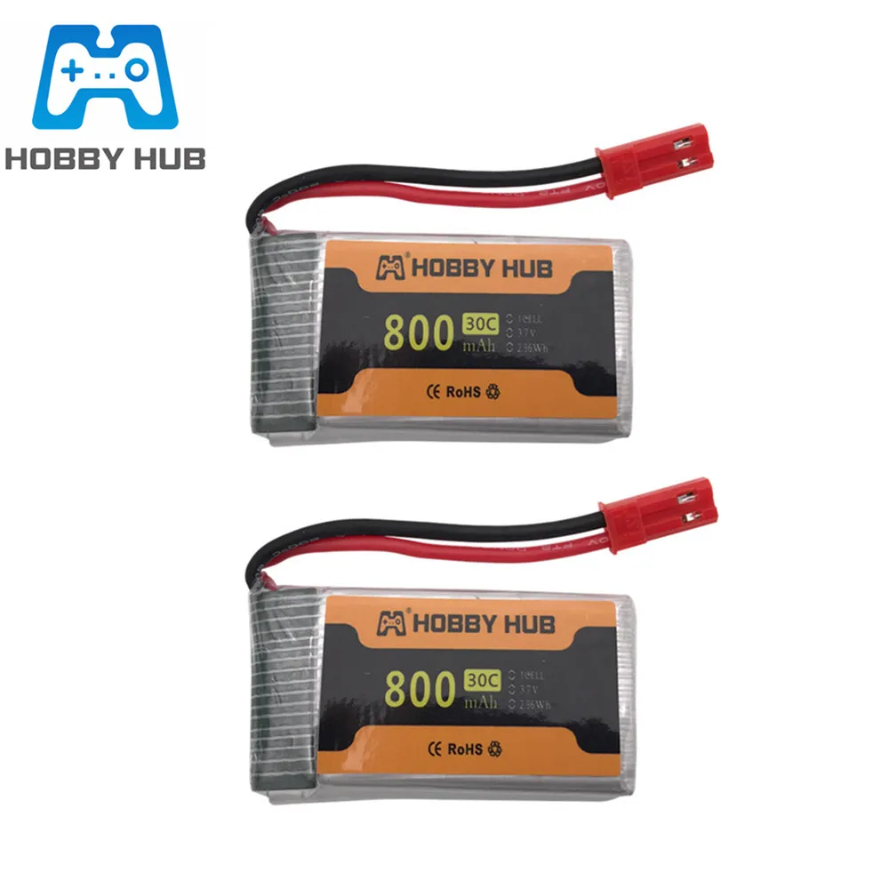 3.7V 800mAh 30C 902540 Lipo Battery For X5C X300 X400 X500 X800 HJ819 H805W X25 RC Quadcopter Drone Part 3.7v battery jst plug