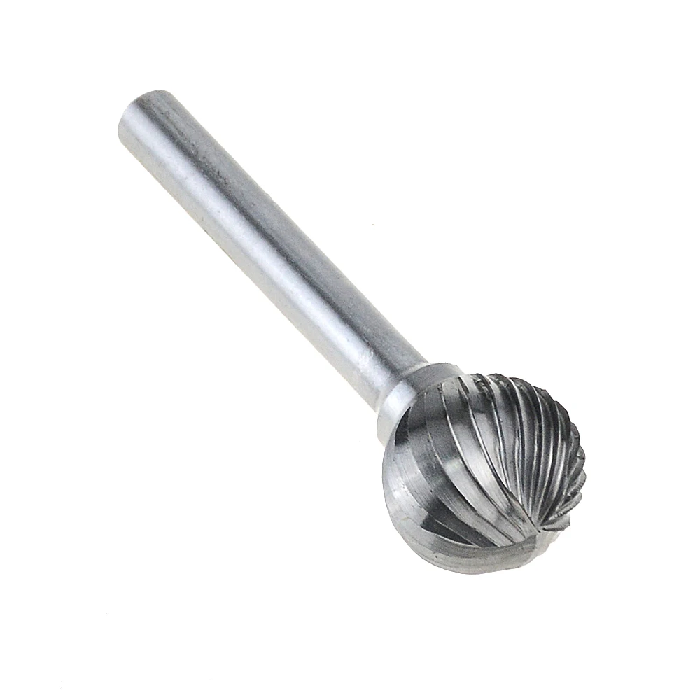 1 pc 6-16mm Round Ball Shape Rotary File Carbide Burr Bit Carving Polisher Tungsten Carbide Routing Cutter Ball Shape