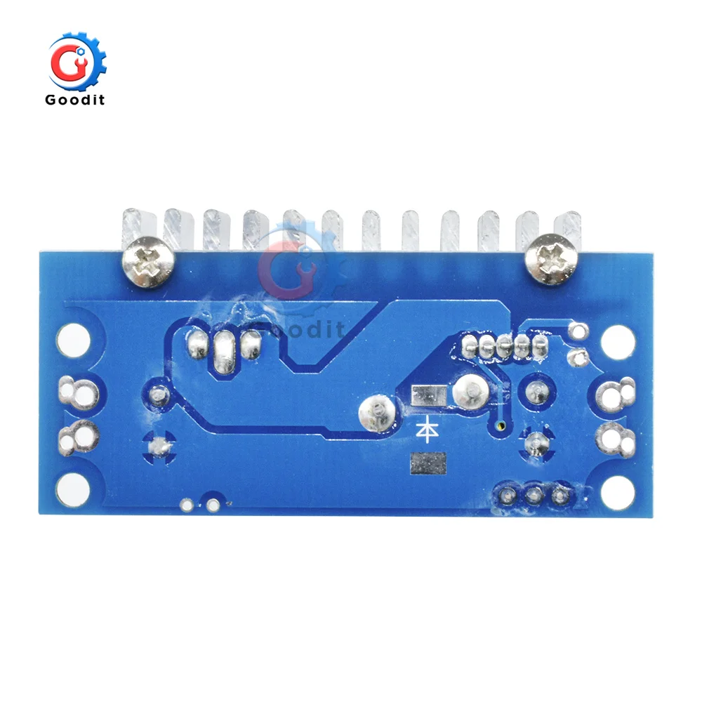 DC-DC Boost Converter Non-isolated Short Circuit Step-Up Power Supply Module With Heat Sink Adjustable 4.5V-32V to 5-42V 6A