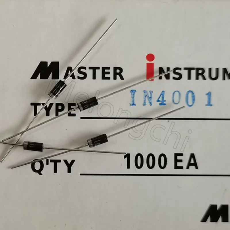 100PCS Rectifier Diode IN4001 1A 50V DO-41 1N4001