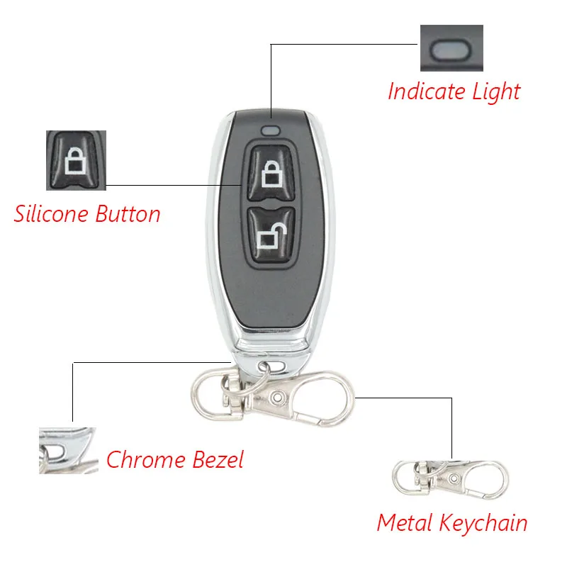 433Mhz RF Universal Wireless Remote Control Smart Switch AC85V ~ 250V RelayReceiver Garage RollingGate Curtain SlidingDoor Motor