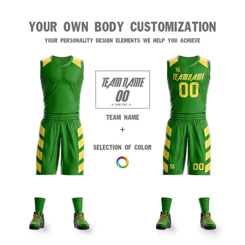 Custom Men Youth Basketball Jerseys Printed Reversible Mesh Performance Athletic Soft Team Uniforms for Sports Custom Men Kids