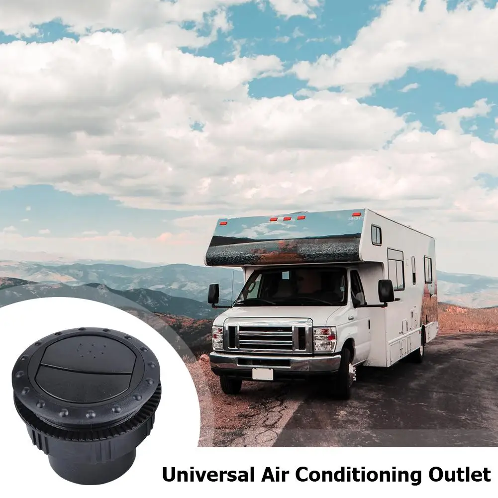 60mm Car RV ATV A/C Vent Air Outlet Rotating Air Conditioning Ventilation Outlet Interior Round Ceiling