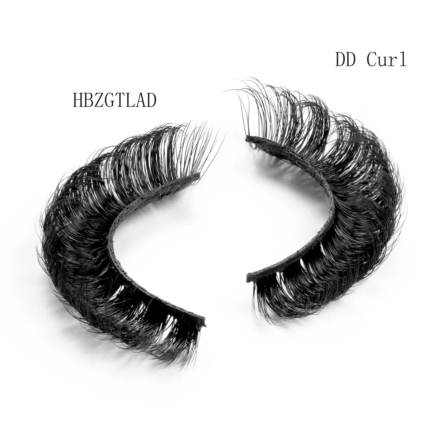 NEW 2Pair 6-18 mm D curl Mink Eyelashes Fluffy Lashes Dramatic Messy short False Eyelashes Makeup Wholesale 3d Mink Lashes