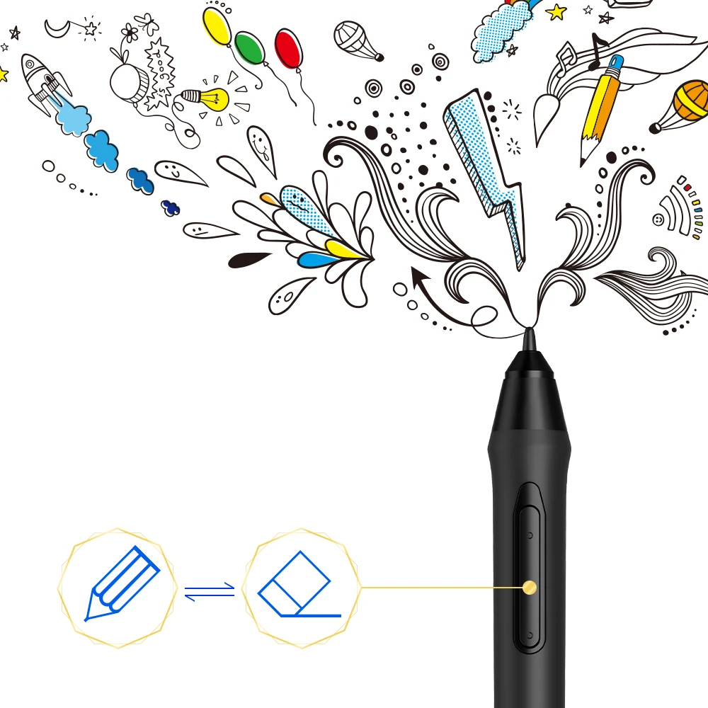 Battery-free Stylus Digital Drawing Pen for all XPPEN Graphic Tablet Models