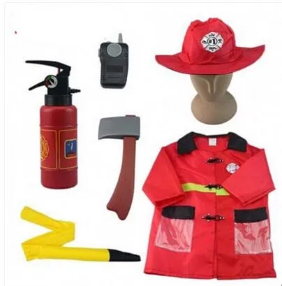 Kinder halloween kostüm Fireman Sam Kinder Halloween Cosplay Kostüm für Phantasie Kleid mädchen junge halloween party cosplay