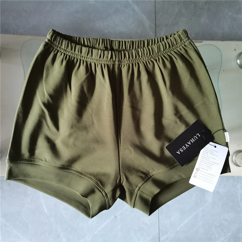 LUHAYESA 95% Cotton Iyengar Quần Short Nữ Thun Ngắn Thoải Mái Quần Trẻ Em Nam Iyengar Quần Short