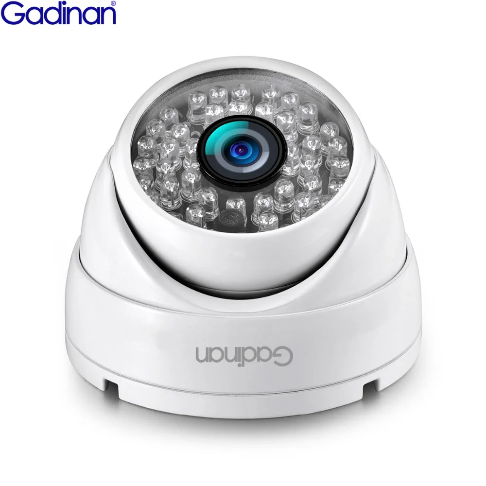 Gadinan 1080P 5MP AHD Camera Anti Vandal Security Surveillance Wired Metal Dome Camera Infrared Outdoor Night Vision