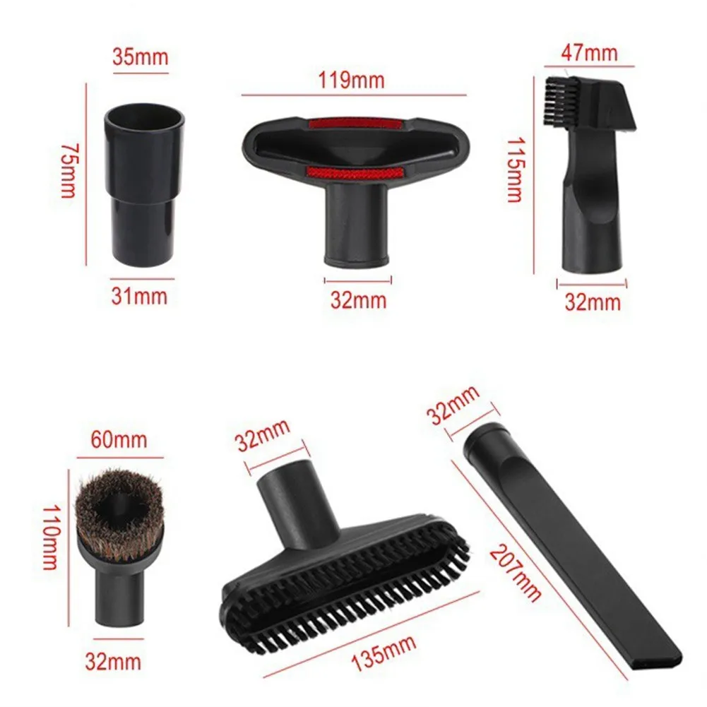 6 In 1 Vacuum Cleaner Brush Nozzle For Panasonic For For Electrolu For Samsung Vacuum Cleaner Home Appliance Spare Parts