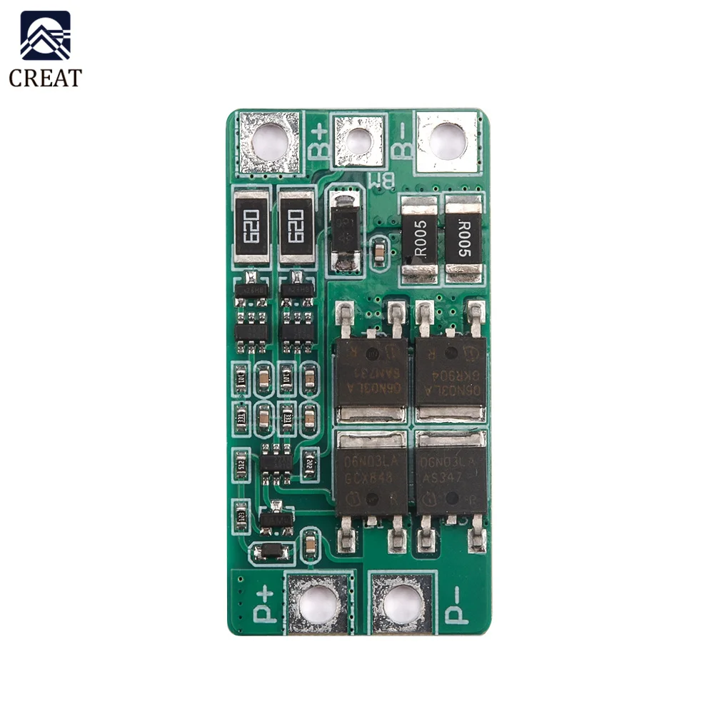 2S 10A 8.4V 7.4V 18650 Lithium Protection Board BMS PCM PCB Li-ion Lipo 2 Cell Pack with Balance Function Charger Protect Module