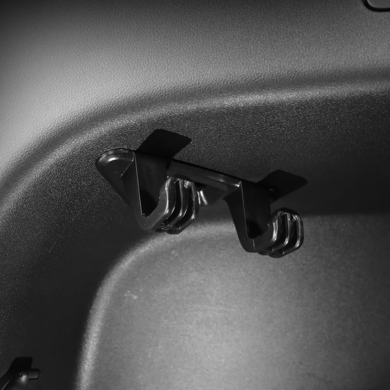 뒷 트렁크 후크 테슬라 모델 Y 인테리어 액세서리 크리 에이 티브 스토리지 장치 쇼핑 가방 우산 걸이 자동차 인테리어 부품