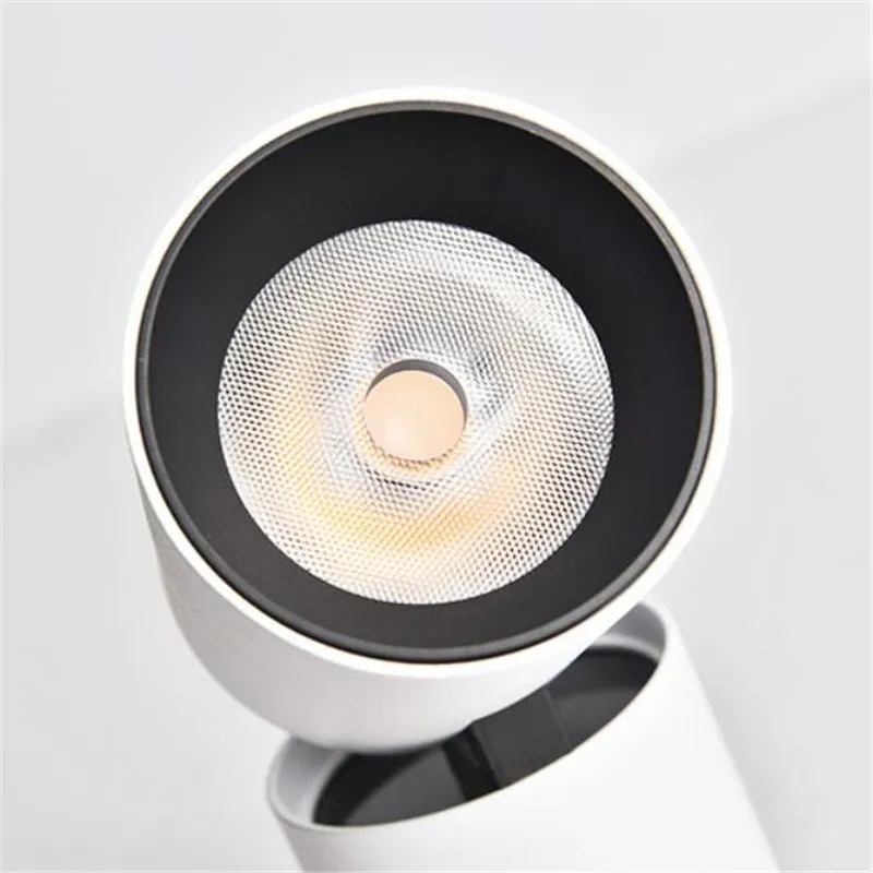 

Dimmable Rotating LED Downlights 9W 12W 15W Surface Mounted Adjustment COB Spot Lights AC110-220V Ceiling Lamp