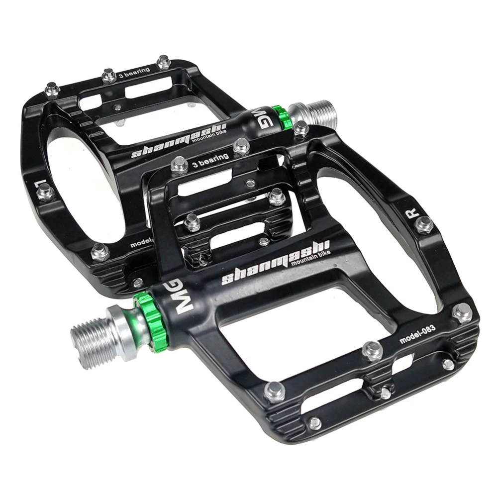 Bike Pedals MTB Non-slip Bicycle Pedal CNC 3 Sealed Bearing Flat Platform Antiskid Pedal for Cycling Bicycle Accessories