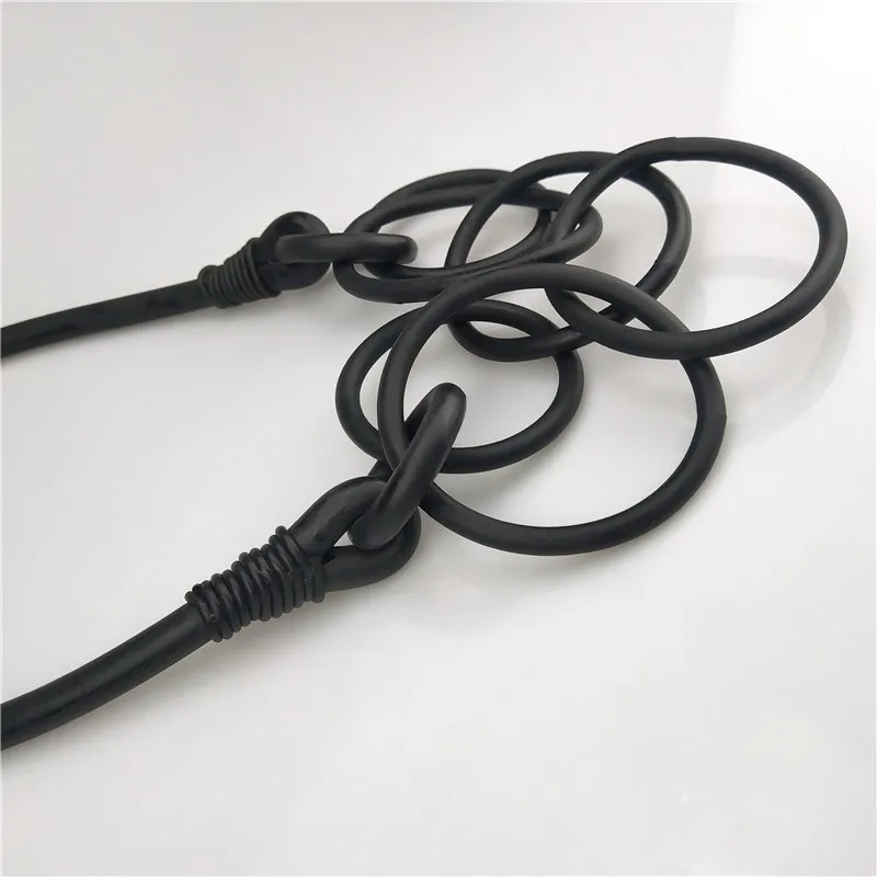 UKEBAY New Pendant Necklace Handmade Circle Bohemia Style Sweater Necklaces Women Rubber Jewelry Party Clothes Accessories Punk