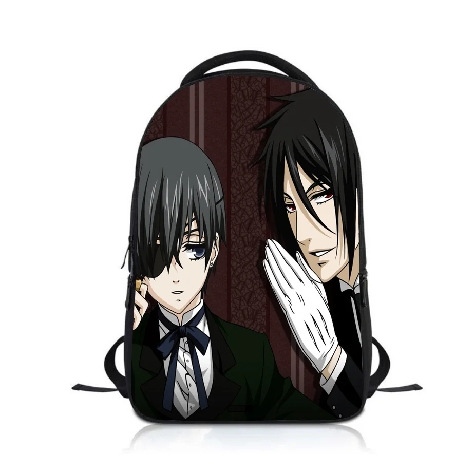 Anime Black Butler Studenten Rucksack Schule Tasche Kinder Cartoon Rucksack Jungen Mädchen Rucksack Kinder Bookbag Satchel