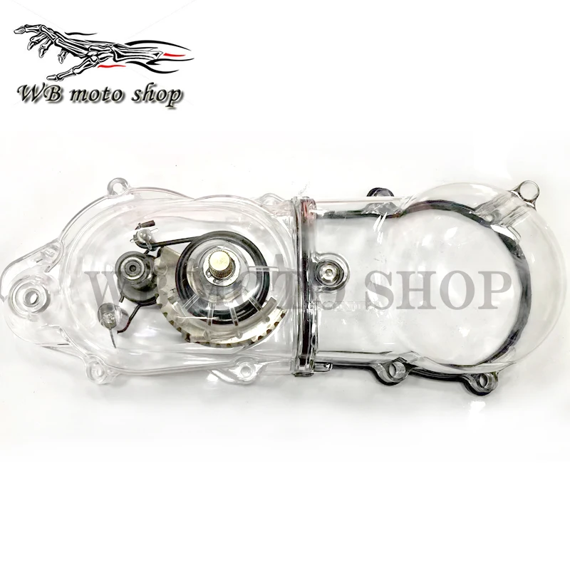 For Honda DIO AF18 AF27 AF28 AF24 Giorno AF52 Julio clutch Cover drive cover clutch start side cover Transparent edge cover