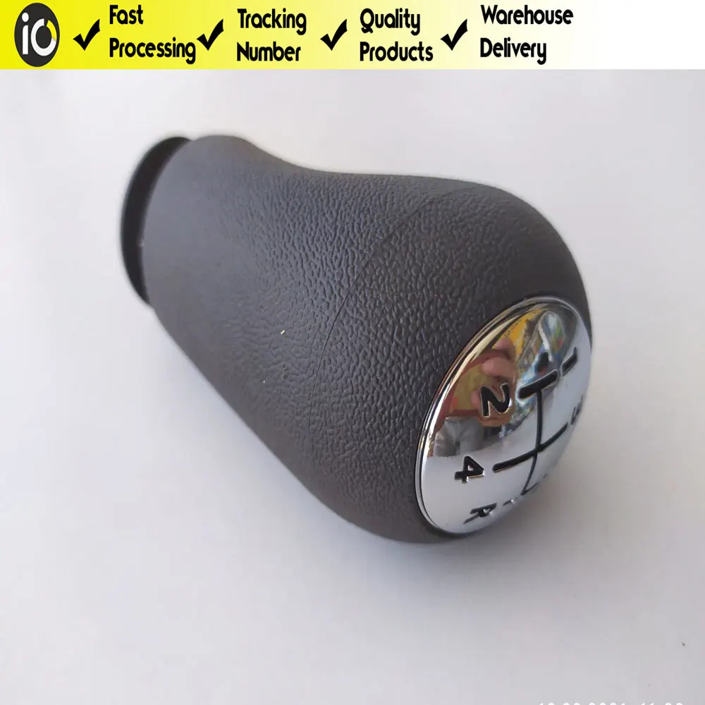 Genuine Leather Gear Shift Knob For Renault Fluence Manual Gear Shift Knob Black Color Oem 328650401R High Quality