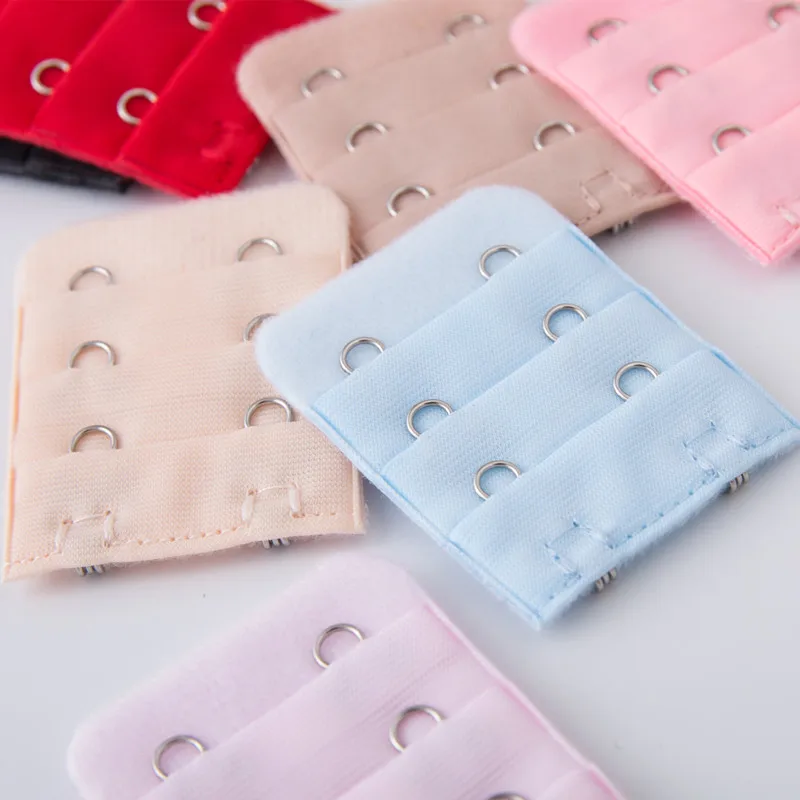 10Pcs Women\'s Bra extension buckle for elastic underwear breasted extension strap hook adjustable belt buckle Sewing Accessories