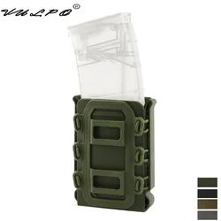 VULPO Tactical 5.56mm 7.62mm Magazine Pouch Molle Belt Fast Attach Carrier Holster 5.56 7.62 Fast Mag Pouch