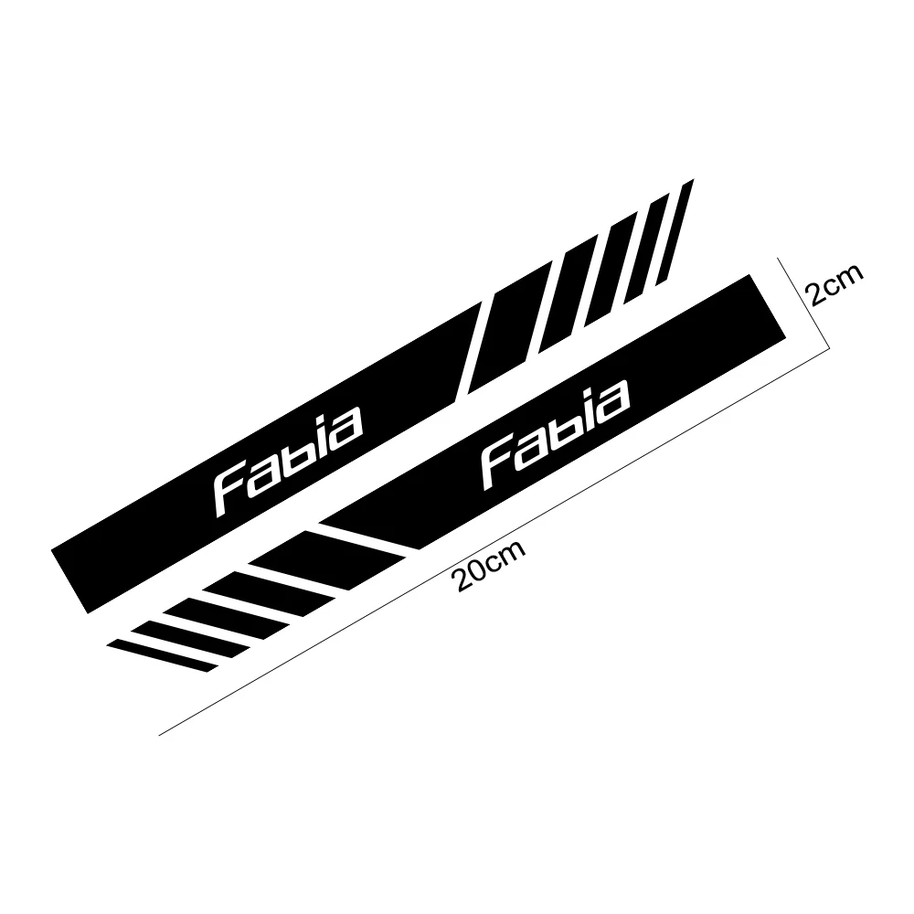 For Skoda Scala Octavia 2 Karoq Kamiq Superb Fabia Citigo Kodiaq Rapid Roomster Car Rearview Mirror Stickers Decor Accessories