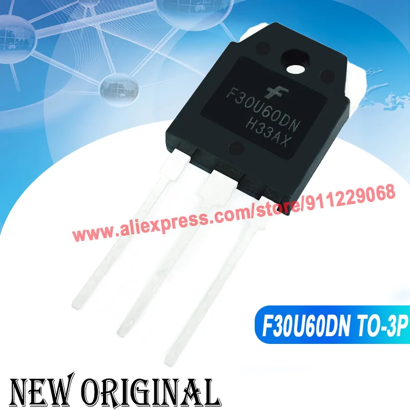 (5 Pieces) F30U60DN FFA30U60DN TO-3P 