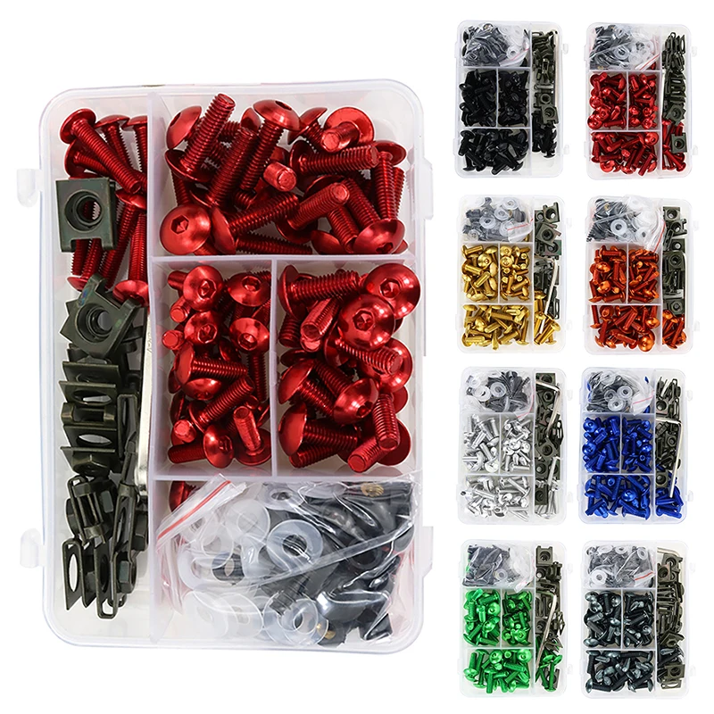 

Complete Fairing Bolts Kit Nuts Screws Fit For Honda CBR600 F4 F4i CBR600RR CBR1000RR CBR250R CBR250RR CBR500R CBR650R VFR800