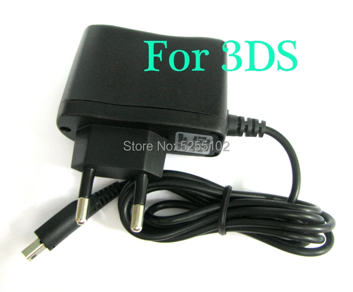 EU Plug Travel Charger Adapter AC Power for 3DS DSi NDSi XL DSi LLConnection Use in Switching