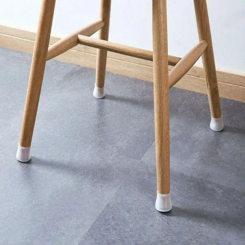 4/8pcs tappi per sedie in Silicone piedini per tavolo per fondo tondo coprimobili antiscivolo calzini protezioni per pavimenti Pad antiscivolo