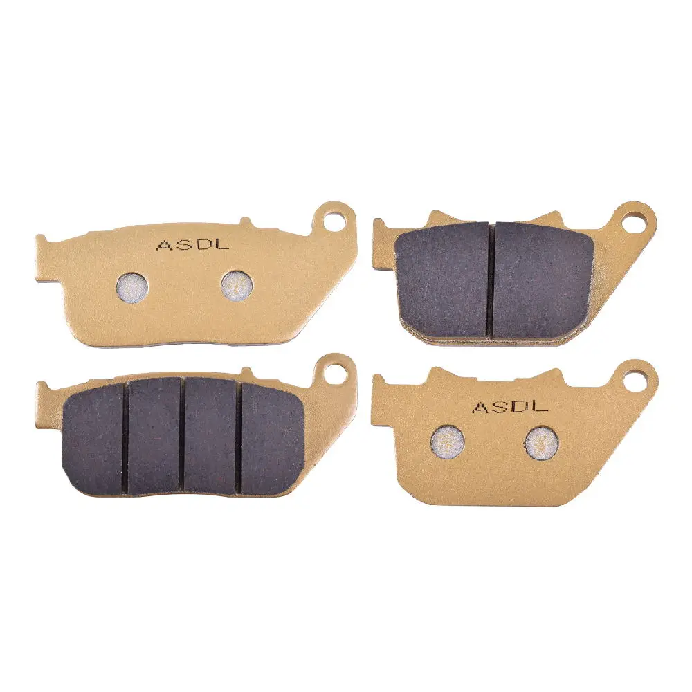 Front and Rear Brake Pads Set For HARLEY DAVIDSON 883 XL883L Superlow XL883N Iron 883 XL1200 XL1200C XL Sportster Custom 1200