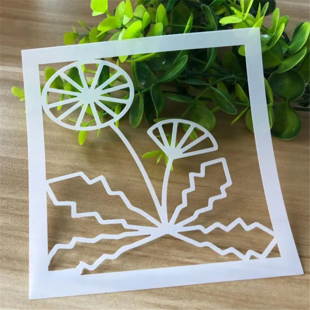 Embossed Flower Stencils painting and decoration Scrapbooking Photo Album Decorative Embossing wall Stencil Journal Stencils