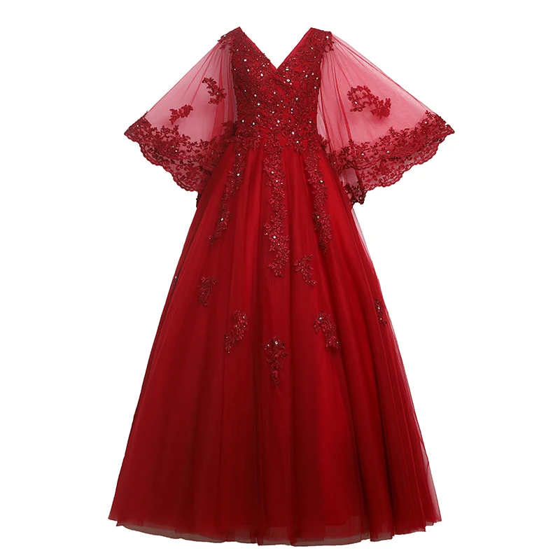 Vestidos De Quinceañera De lujo con encaje y cuello en V, traje De baile Formal Vintage, personalizado, 2021