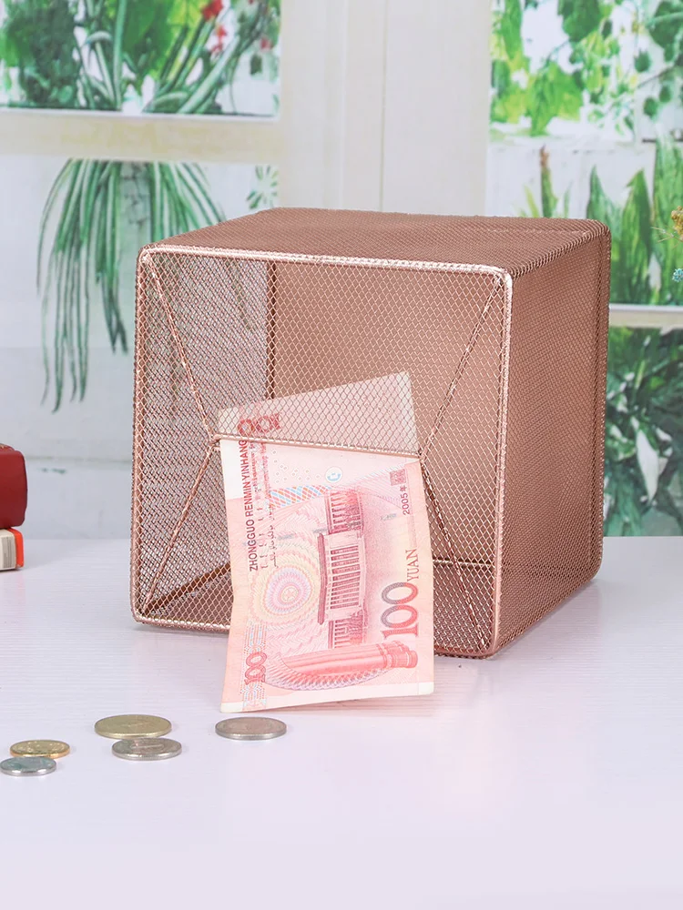 Can't Open Piggy Bank Personality Savings Banknotes Prevent Falling Table Piggy Bank Money Box Money Bank Coin Bank image 4