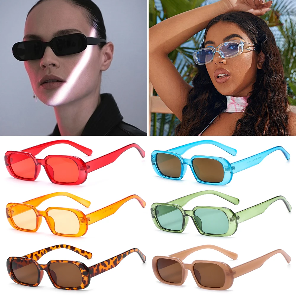 Jelly Color Small Frame Shades Eyewear Retro Oval Sunglasses for Women glasses Vintage UV400 Goggles Ladies