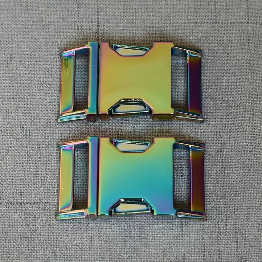 10 Pcs/Lot 25mm Release Buckle  Metal Detach Buckle Use For Sports Bags Students Bags Luggage Travel Buckle Accessories